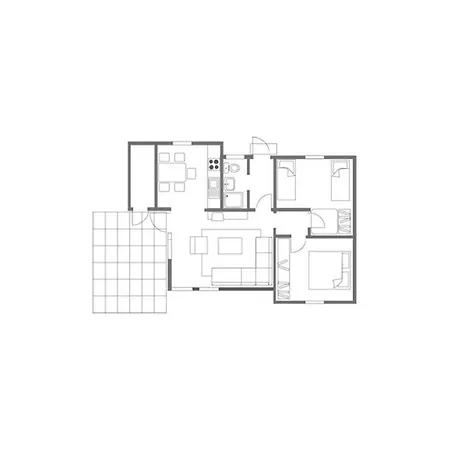 בית נופש Ferienwohnpark Satteldachhaus Typ 10 Sds 123 *